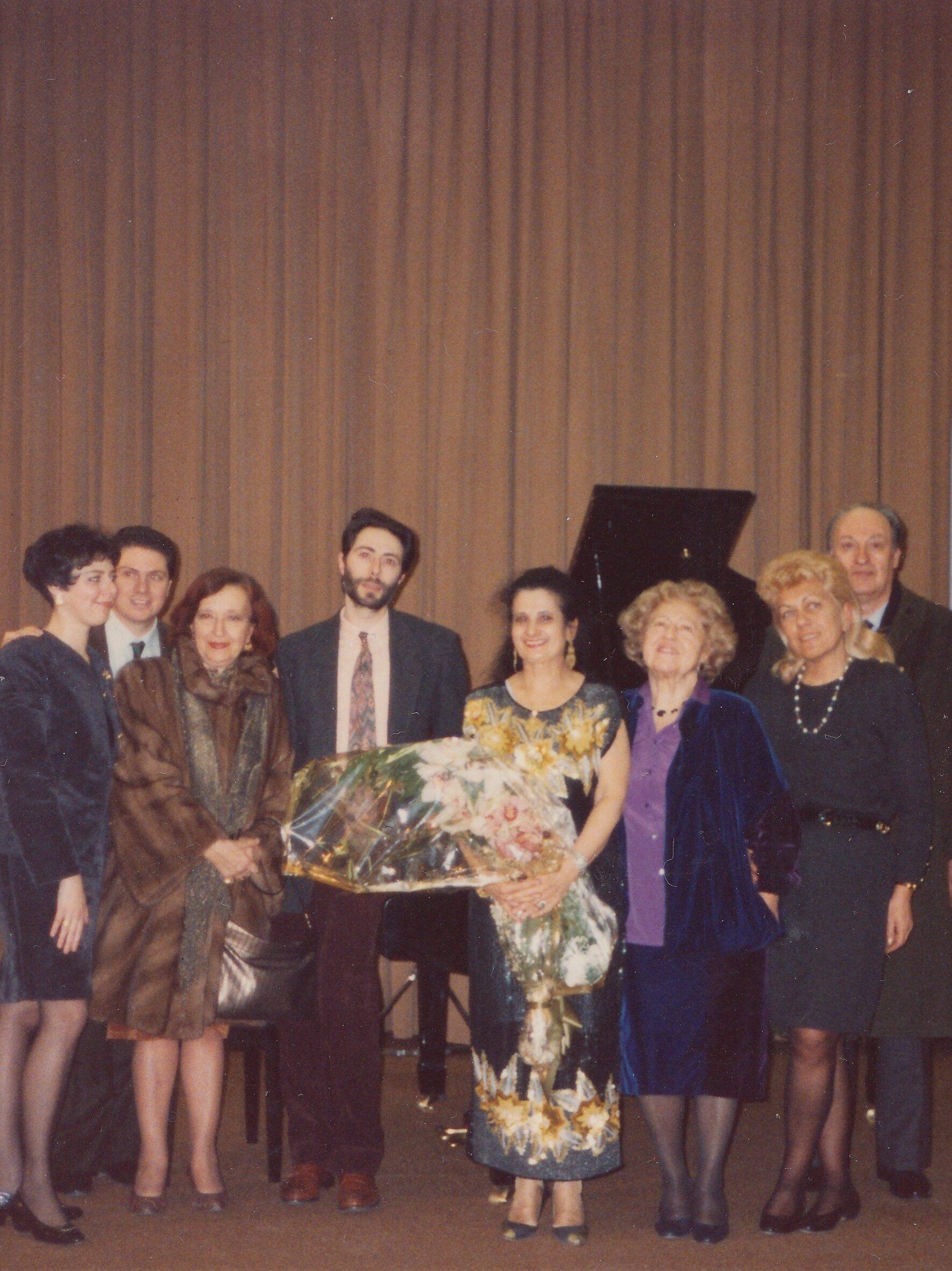 Photo of the speakers at the third EPTA Italy congress in Turin in 1994.