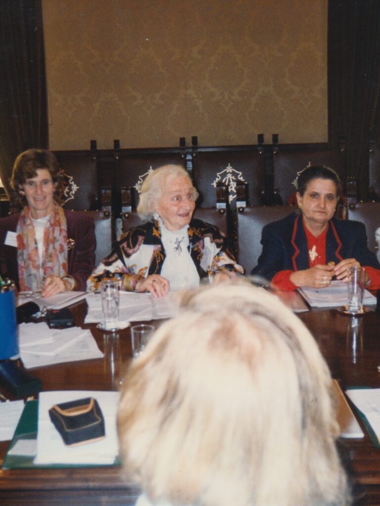 Photo of the speakers at the third EPTA Europe congress in Rome in 1996.