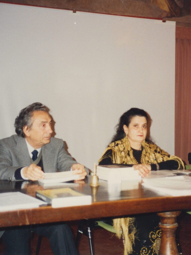 Marcella Crudeli at the fifth EPTA Italy congress in Siena in 1996.